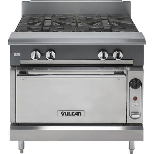 Fogão a gás - V6B36C - VULCAN - profissional / 6 bocas / 1 forno