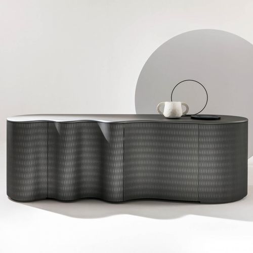 Buffet aparador contemporâneo - Infinity - LAURAMERONI - em madeira pintada / com gavetas / com portas de abrir