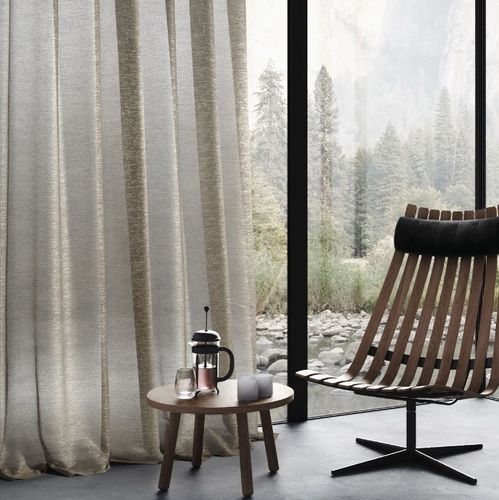 Tecido para cortinas - BENU SOUL  - Fischbacher 1819 - estampado / em poliéster / lavável