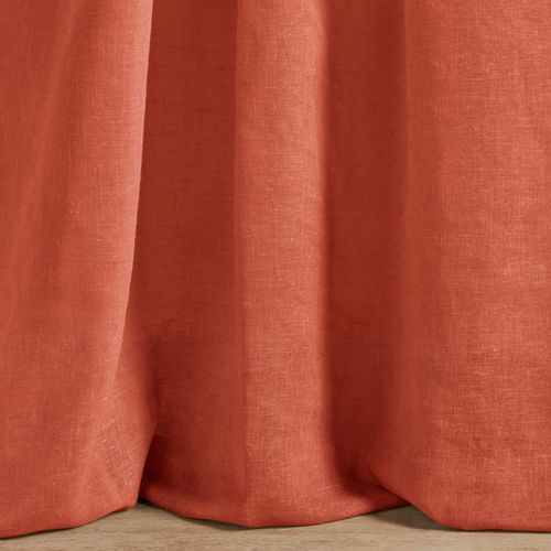 Tecido para cortinas - PORTO AZZURRO - Fischbacher 1819 - de cor lisa / em poliéster / em linho
