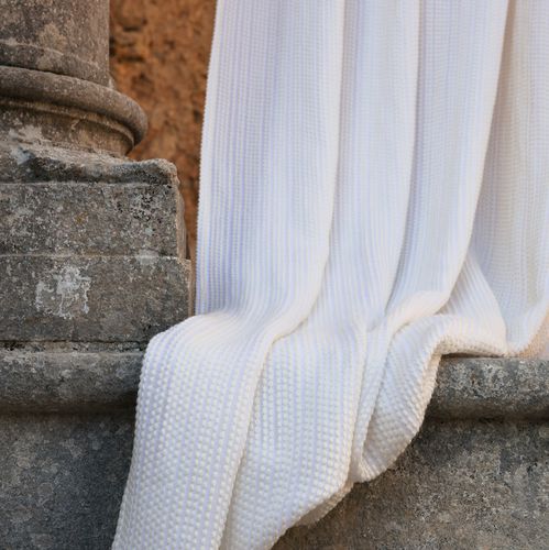 Tecido para cortinas - SWEET WOOL - Fischbacher 1819 - estampado / em linho / em viscose