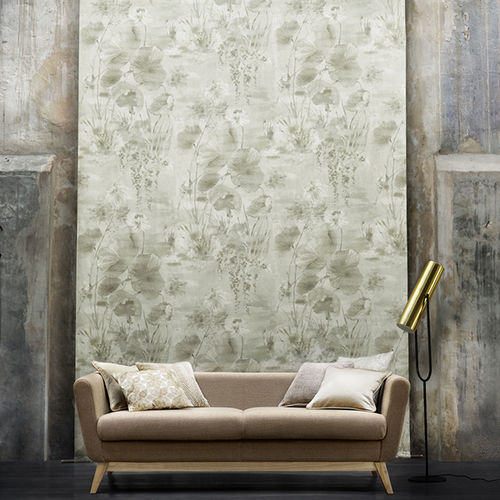 Tecido para estofados - HAIKU : NENUPHAR - ALHAMBRA - para cortinas / de parede / com padrão floral