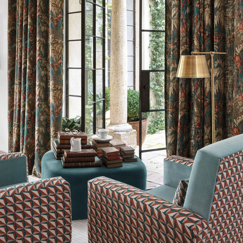 Tecido para estofados - SINTRA : SAUDADE - ALHAMBRA - para cortinas / com natureza / com padrão floral
