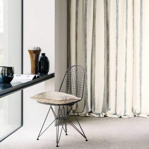 Tecido para estofados - SHERPA  - CASAMANCE - para cortinas / listrado / em linho