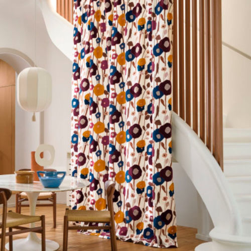 Tecido para estofados - MANALI     - CASAMANCE - para cortinas / com padrão floral / em poliéster