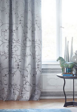 Tecido para cortinas - MINERVA - SAHCO - estampado / em seda / Damas