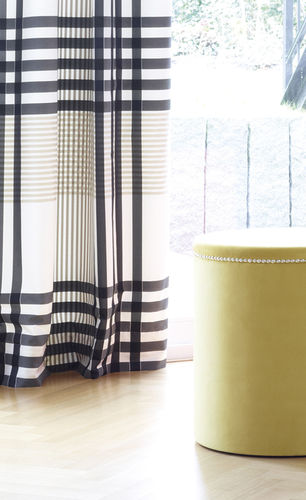 Tecido para cortinas - SAHCO - quadriculado / em seda