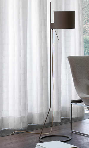 Tecido para cortinas - CUBE - SAHCO - estampado / em poliéster