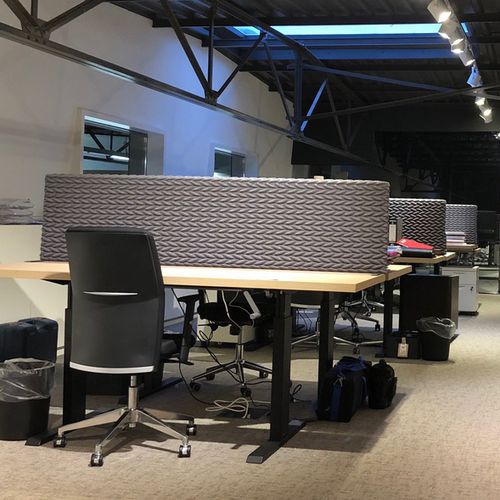 Separador de estações de trabalho de mesa - CELLO - casalis - em tecido acústico / insonorizado / design
