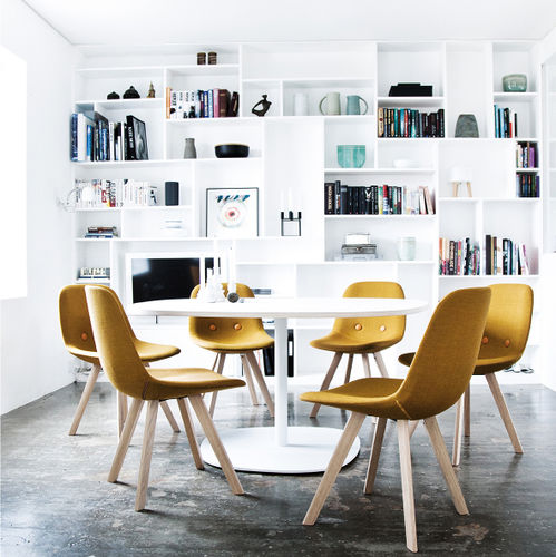 Mesa de reunião contemporânea - INSULA BASE : EJ 170-172 - Erik Jørgensen - em laminado / em aço laqueado / da linha comercial