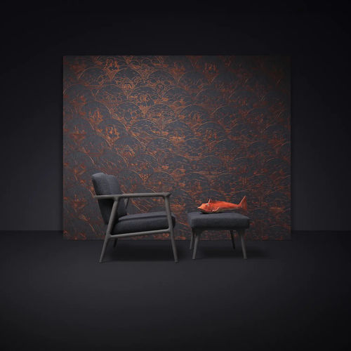 Repousa-pés contemporâneo - Zio  - moooi - em tecido / em carvalho / de Marcel Wanders