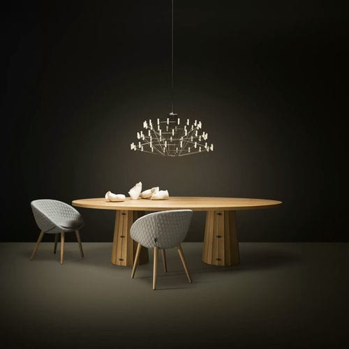 Lustre de design original - Coppélia  - moooi - em policarbonato / em aço inoxidável / da linha comercial