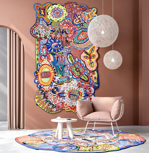 Tapete contemporâneo - LinesLinesLines - moooi - estampado / em PP / em PA