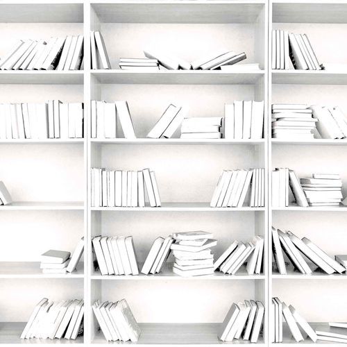 Papel de parede contemporâneo - SHELVING - Coordonné - em tecido / vinílico / biblioteca