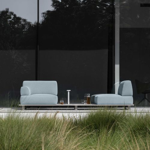 Sofá modular - PALCO - Kristalia - contemporâneo / para ambiente externo / em tecido