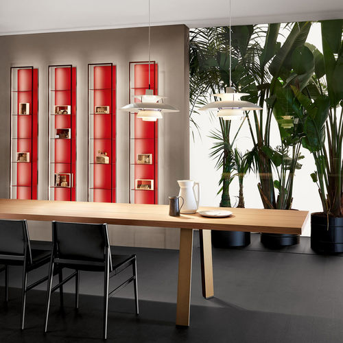 Livreiro de parede - GAP - Porro - contemporâneo / metálico / com iluminação embutida