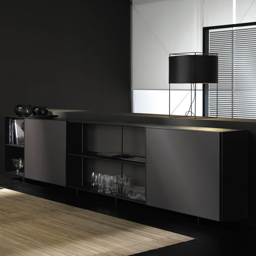 Buffet aparador contemporâneo - ZUMM  - Sellex - em aço / em alumínio extrudado / em vidro