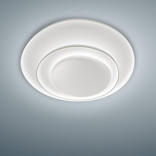 Plafon contemporâneo - BAHIA MINI - FOSCARINI - redondo / em policarbonato / de LED