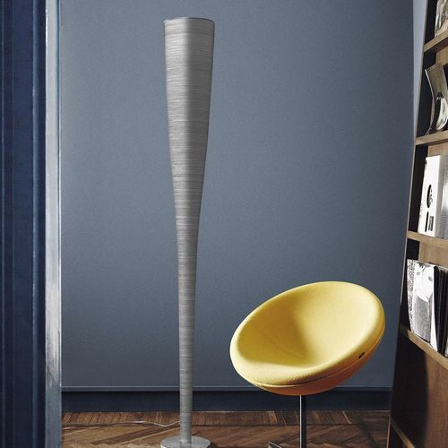 Coluna de luz de design original - MITE - FOSCARINI - em aço / em tecido de fibra de vidro / de LED
