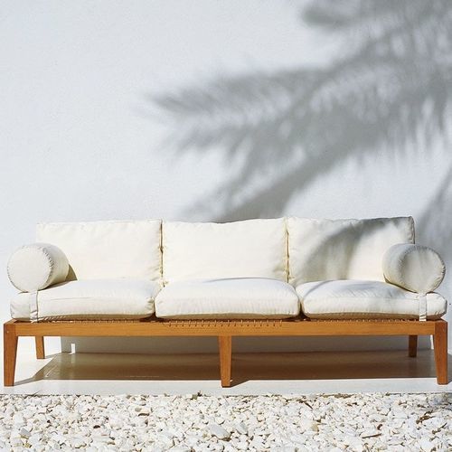 Sofá-cama - Synthesis  - Unopiù - contemporâneo / para ambiente externo / em tecido
