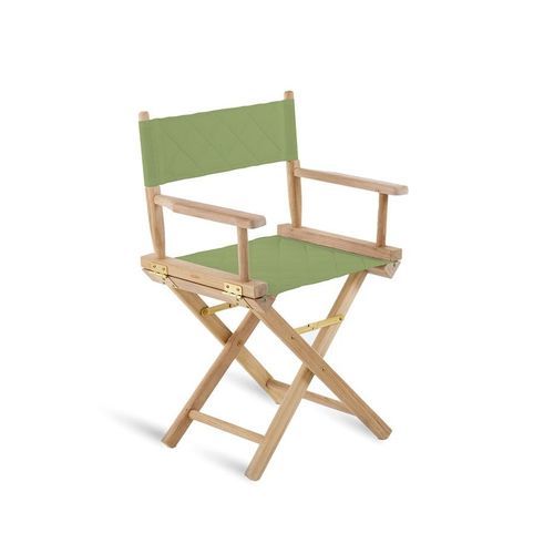 Cadeira contemporânea - Ginger  - Unopiù - para ambiente externo / em tecido / com base em teca