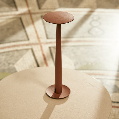 Luminária de mesa - PORTOFINO - Unopiù - em alumínio / contemporânea / recarregável
