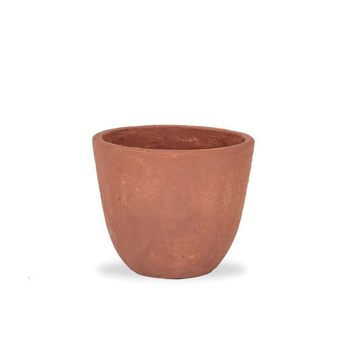Vaso de jardim em concreto - Unopiù - em mármore / redondo / da linha residencial