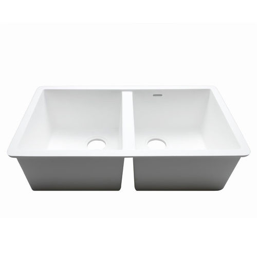 Cuba de embutir - BASIC C826  - KRION – PORCELANOSA Grupo - em Superfície Sólida / em Krion® / dupla