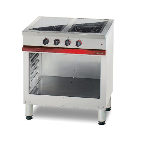 Cooktop de indução - CME 840 VTR - AMBASSADE DE BOURGOGNE - vitrocerâmico / profissional / 4 bocas