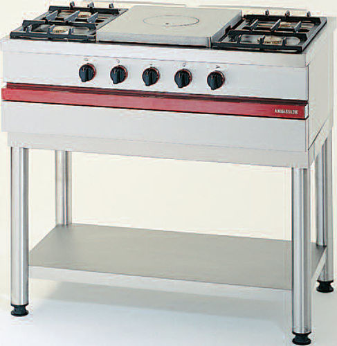 Cooktop a gás - CSG 1050 CF - AMBASSADE DE BOURGOGNE - profissional / 5 bocas / de piso