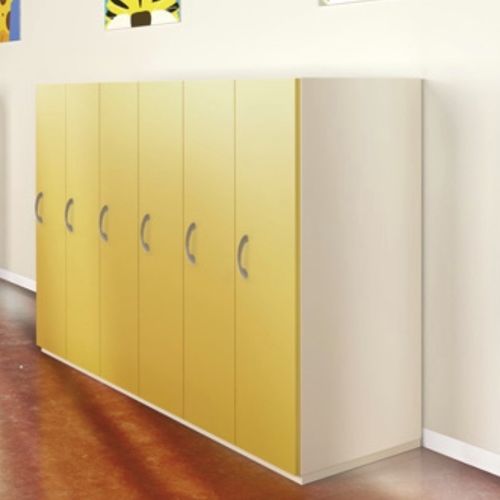 Guarda-volumes em laminado melamínico - MASTER KID : 1 porte  - GEKIPS - RFID / com código / com cartão