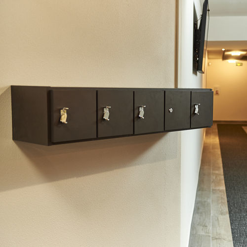 Guarda-volumes em laminado melamínico - ATHENA : 5 portes fixation murale - GEKIPS - RFID / com código / com cartão
