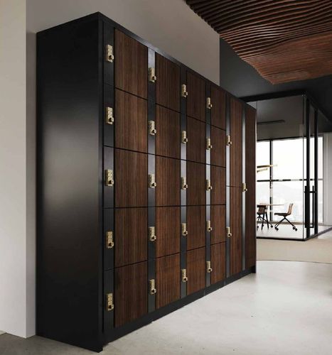 Guarda-volumes de armazenagem em laminado melamínico - FUTURA OFFICE - GEKIPS - RFID / convencional / com pega