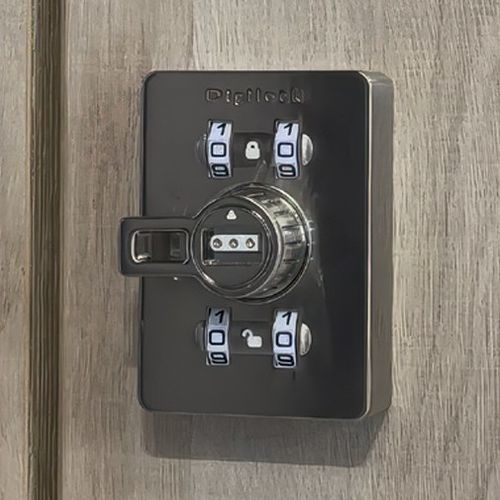 Fechadura mecânica - CLEO - GEKIPS - com pega / com código / para armário de vestiário