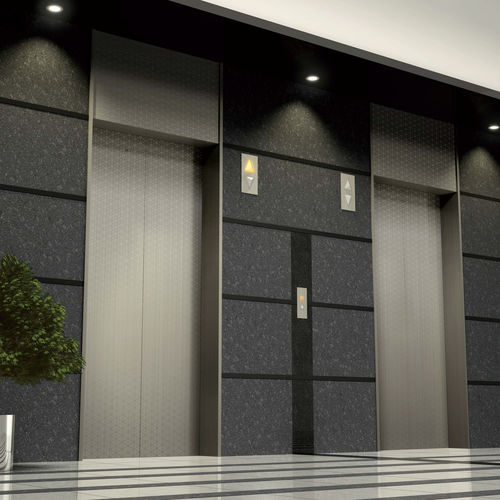 Elevador elétrico - NEXIEZ-MRL - MITSUBISHI Electric Elevator   Escalator - residencial / para o setor terciário / para hospital