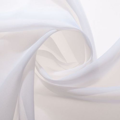 Cortina de voile de cor lisa - 1721 - bautex - stoffe - em poliéster retardante de chama / lavável / transparente
