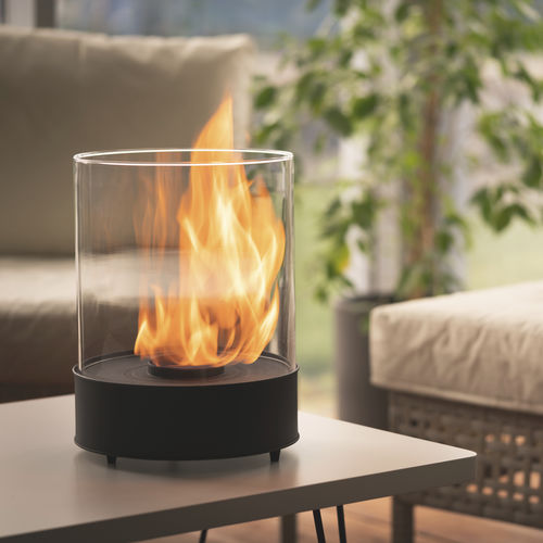 Lareira a bioetanol - CHANTICO GLASSFIRE - Planika - autoportante / de piso / sem duto de exaustão