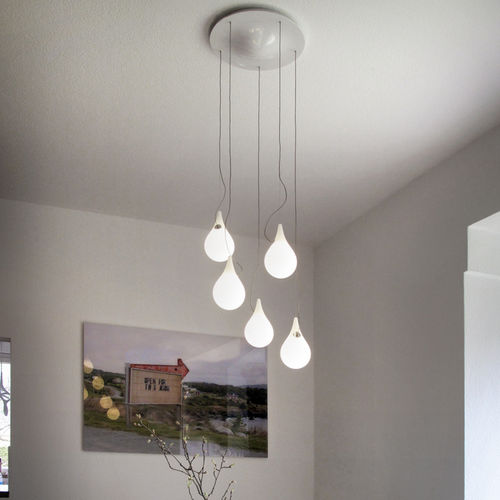 Pendente - LIQUID LIGHT: DROP_2 XS 5 - next - em polietileno / de design original / Wire