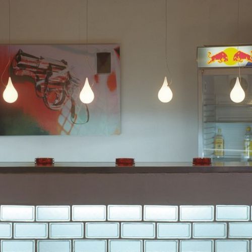 Pendente - LIQUID LIGHT: DROP_2 XS SINGLE - next - em polietileno / de design original / Wire