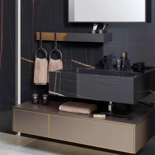 Móvel com lavatório contract - SYMPHONY - GAMADECOR – PORCELANOSA Grupo - para uso doméstico