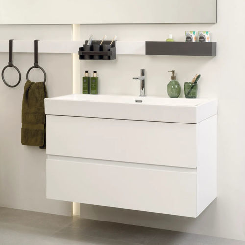 Gabinete de banheiro suspenso - MERIDIAN - GAMADECOR – PORCELANOSA Grupo - em alumínio / em laminado melamínico / contemporâneo