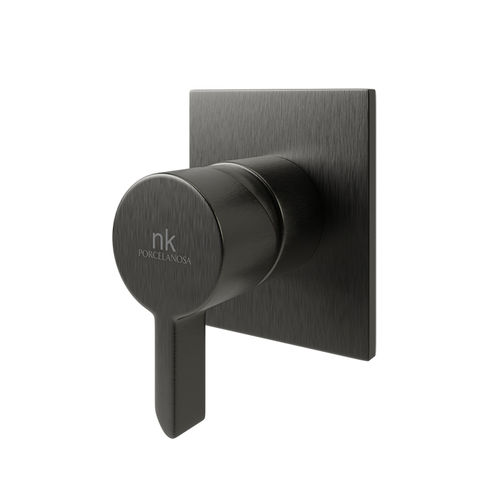 Misturador monocomando para box de banheiro - OXO - NOKEN – PORCELANOSA BATHROOMS - de embutir / em latão cromado / para banheiro