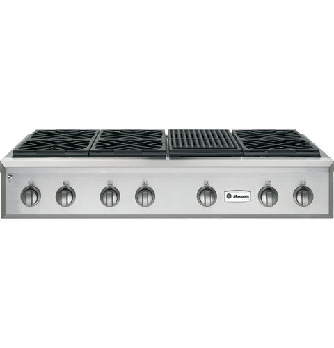 Cooktop a gás - ZGU486LRPSS - Monogram - profissional / 7 bocas / de embutir