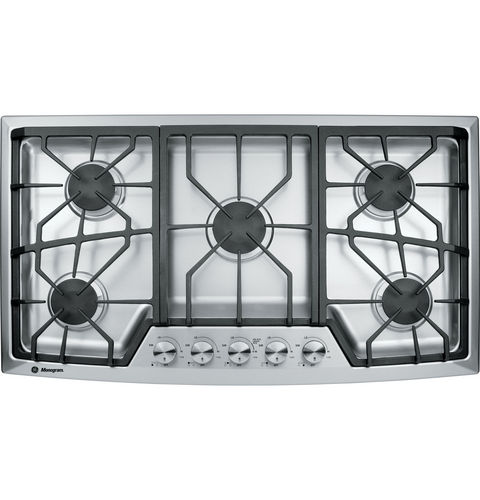 Cooktop a gás - ZGU385LSMSS - Monogram - 5 bocas / de embutir / com botões