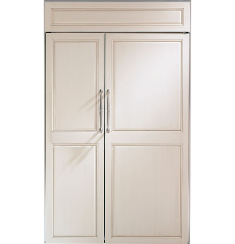 Refrigerador modelo americano - ZIS480NX - Monogram - da linha residencial / de embutir / branco
