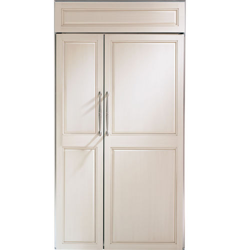 Refrigerador modelo americano - ZIS420NX - Monogram - da linha residencial / de embutir / branco