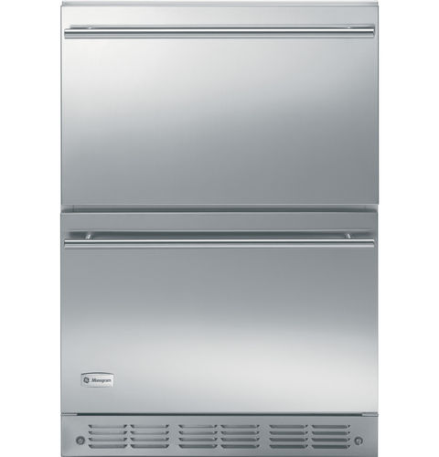 Refrigerador sob bancada - c - Monogram - da linha residencial / de instalação livre / em aço inoxidável