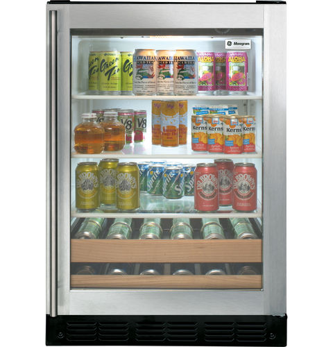 Armário para bebidas da linha comercial - ZDBC240NBS - Monogram - de embutir