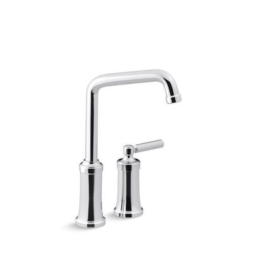 Misturador monocomando de bancada - QUINCY&trade; - KALLISTA - em latão / para cozinha / 2 furos