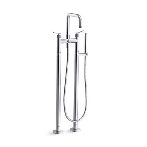 Conjunto misturador para banheira em latão - AILERON&trade; - KALLISTA - freestanding / contemporâneo / 2 furos